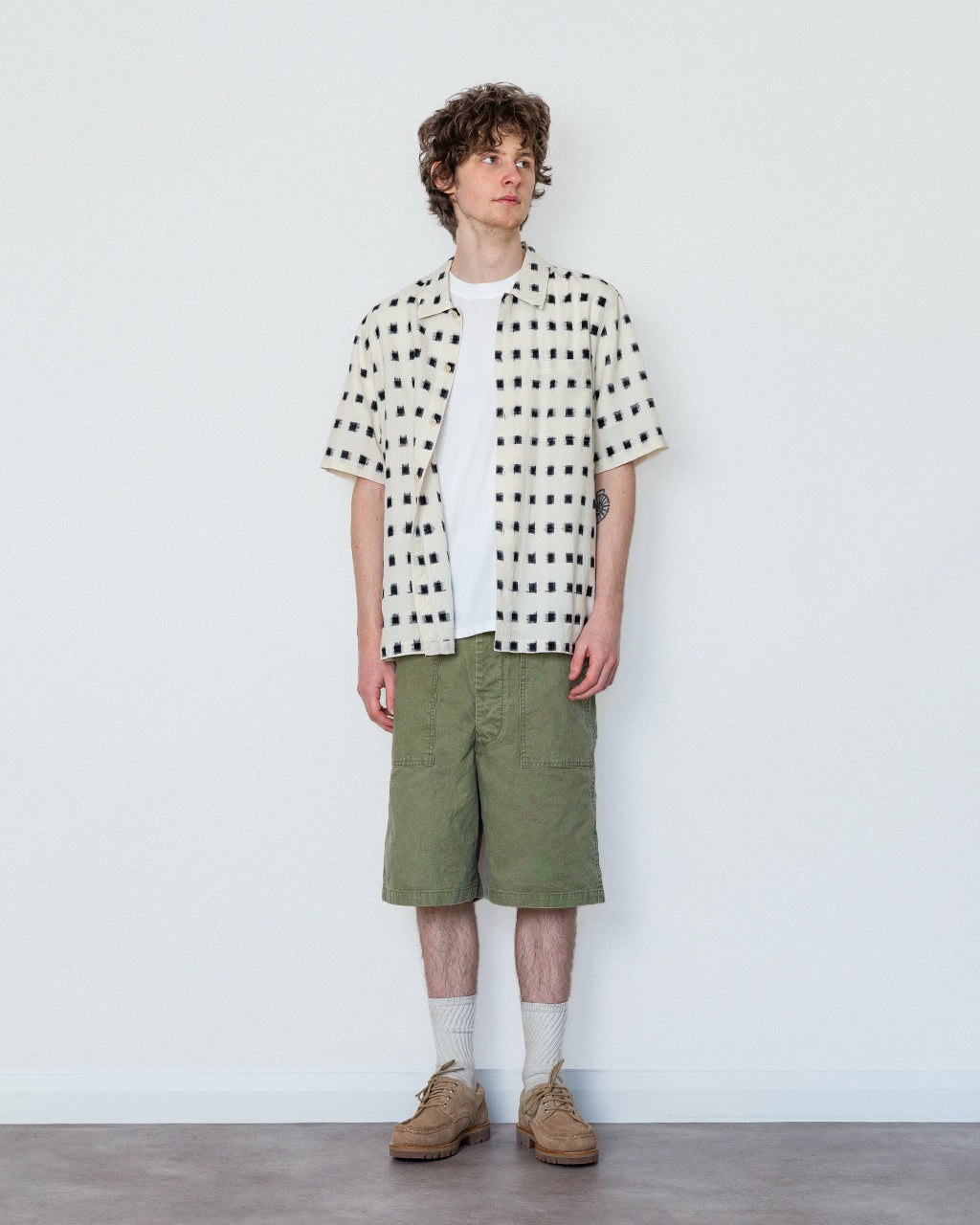 Gabe Shirt - Black Window Ikat