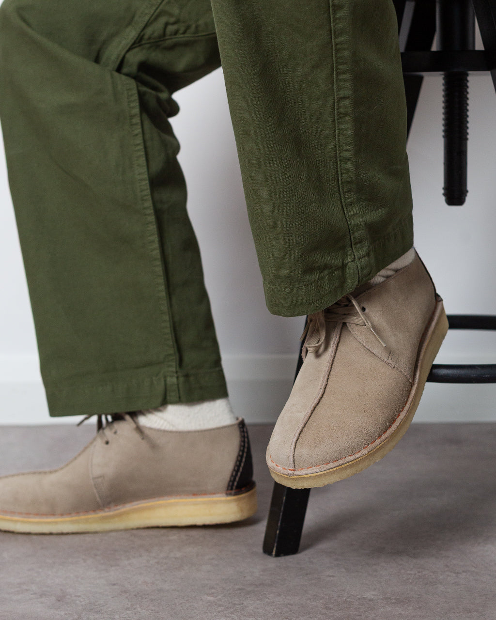 Desert Trek - Sand Suede | Clarks | Peggs & son.