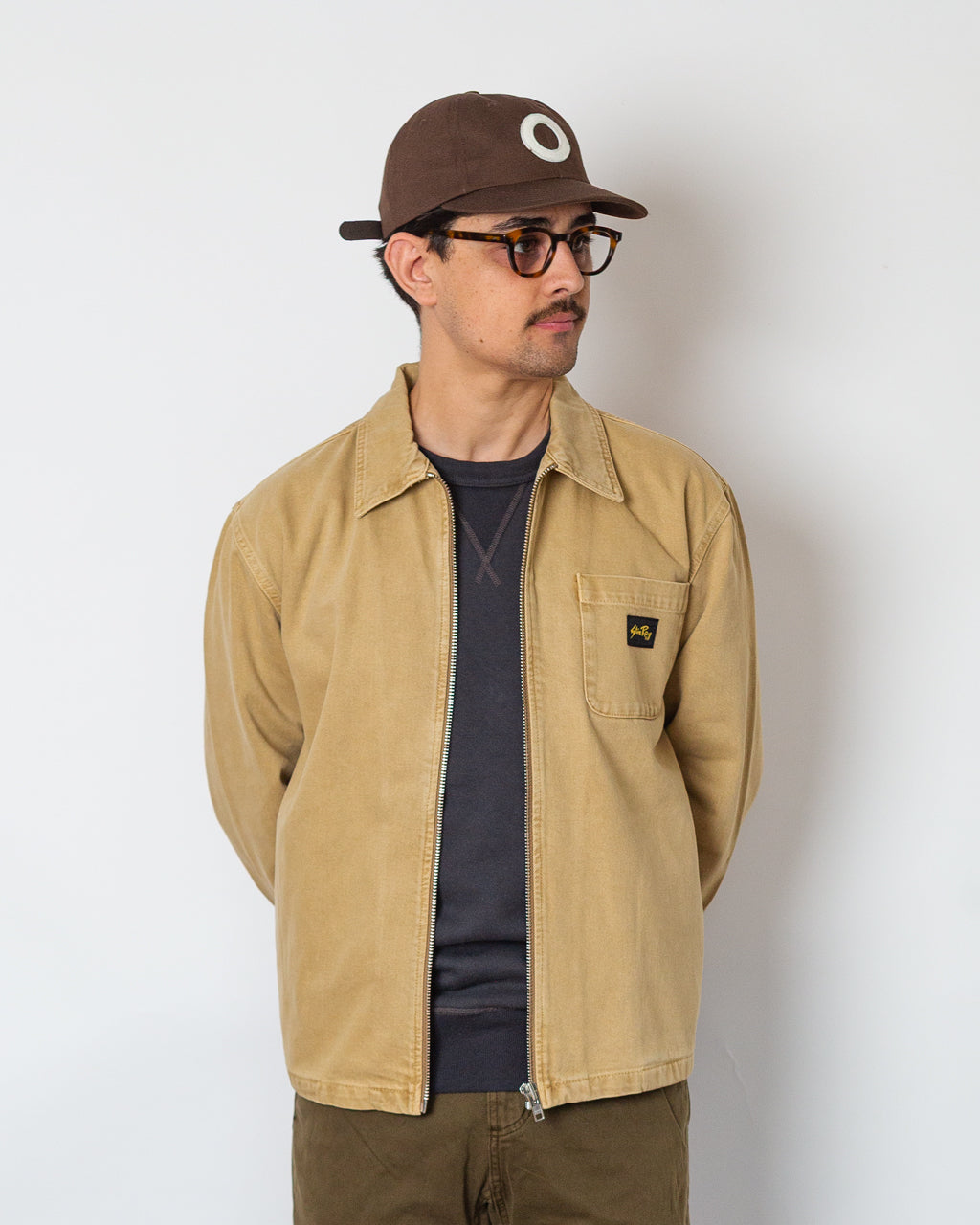 Zip Shirt - Apple Cinnamon Twill