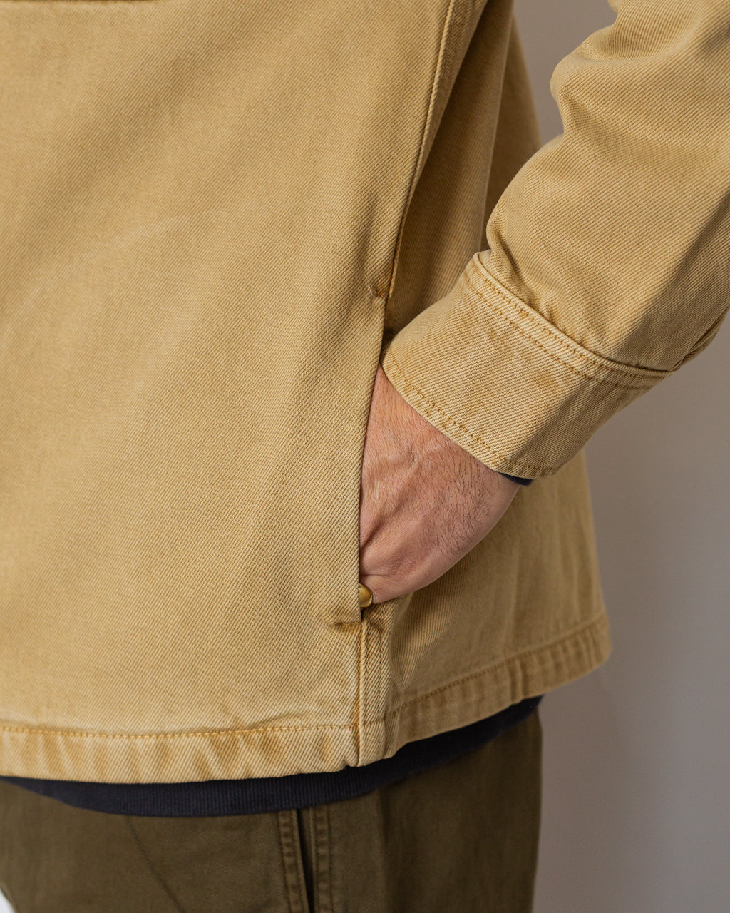 Zip Shirt - Apple Cinnamon Twill