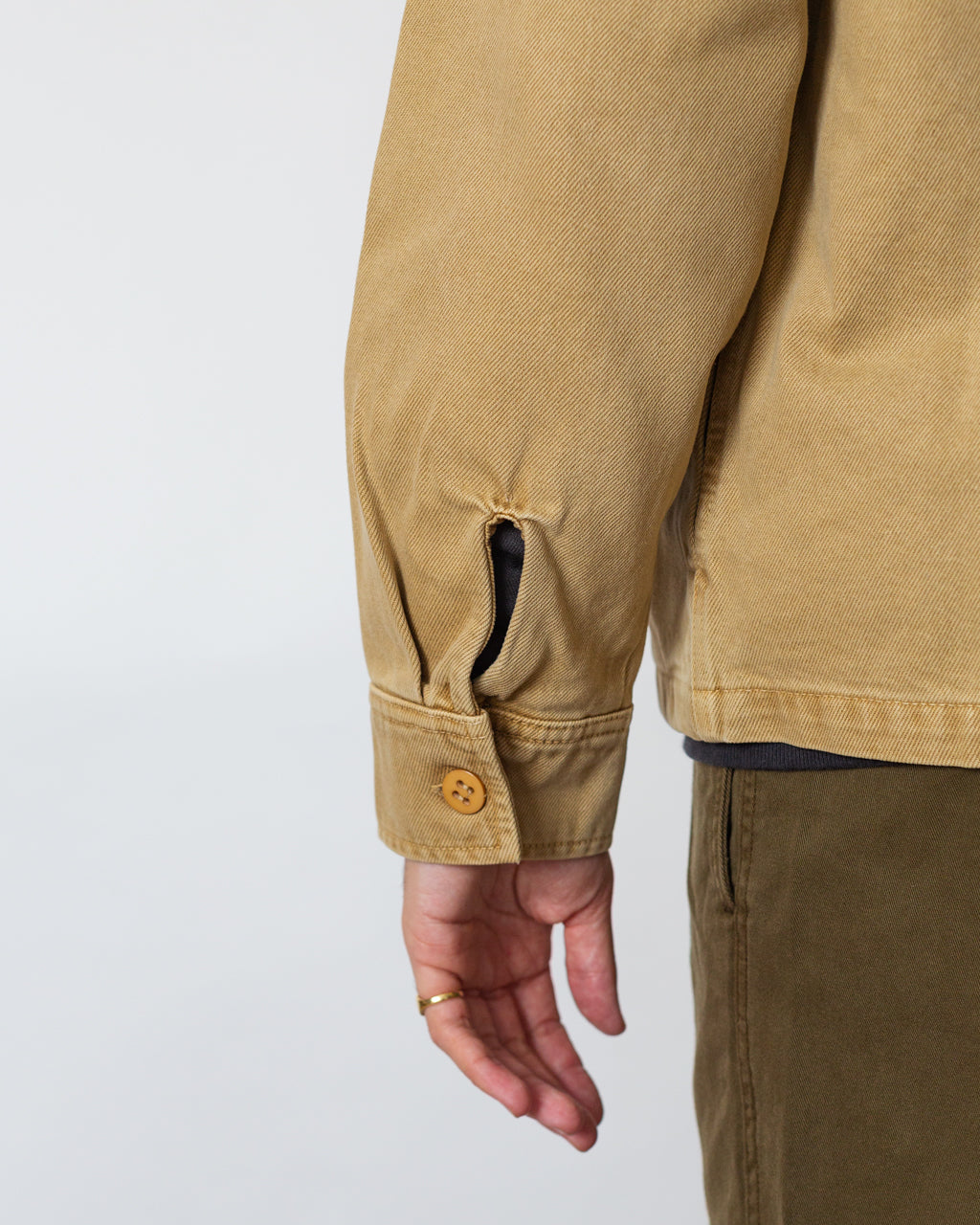 Zip Shirt - Apple Cinnamon Twill