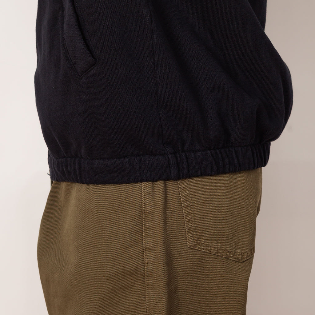 Bjorn Relaxed Organic Track Jacket - Dark Navy