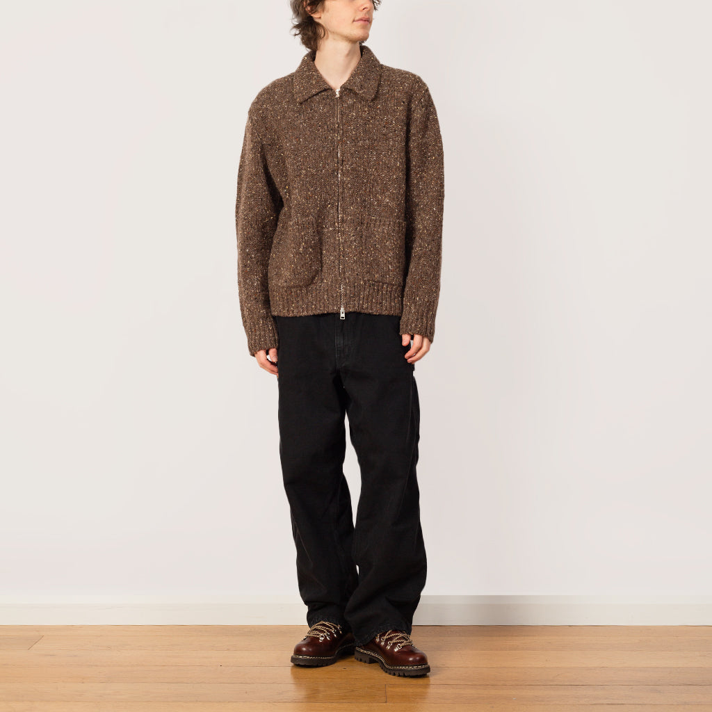 Erik Donegal Diamond Jacket - Seal Brown