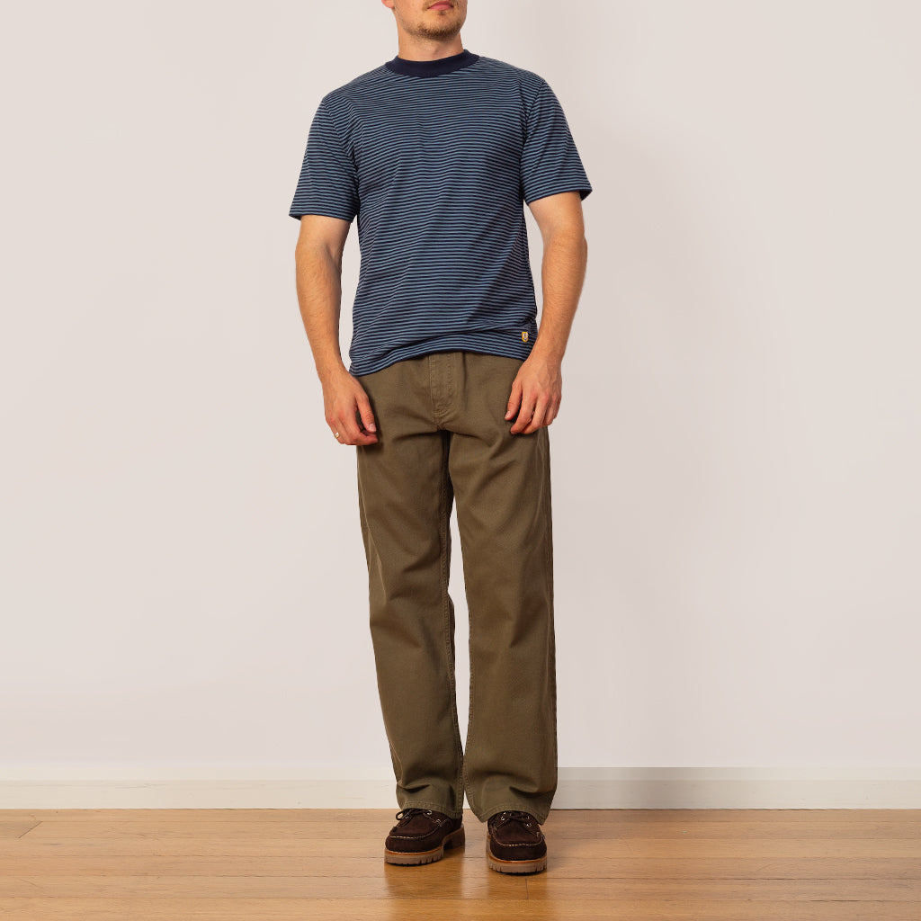 Heritage Stripe T-Shirt - Marine Deep / Bluefin