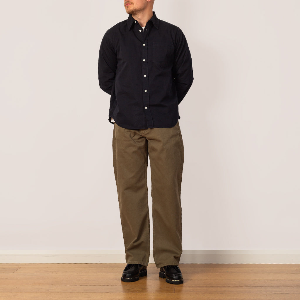 Algot Twill Shirt - Dark Navy