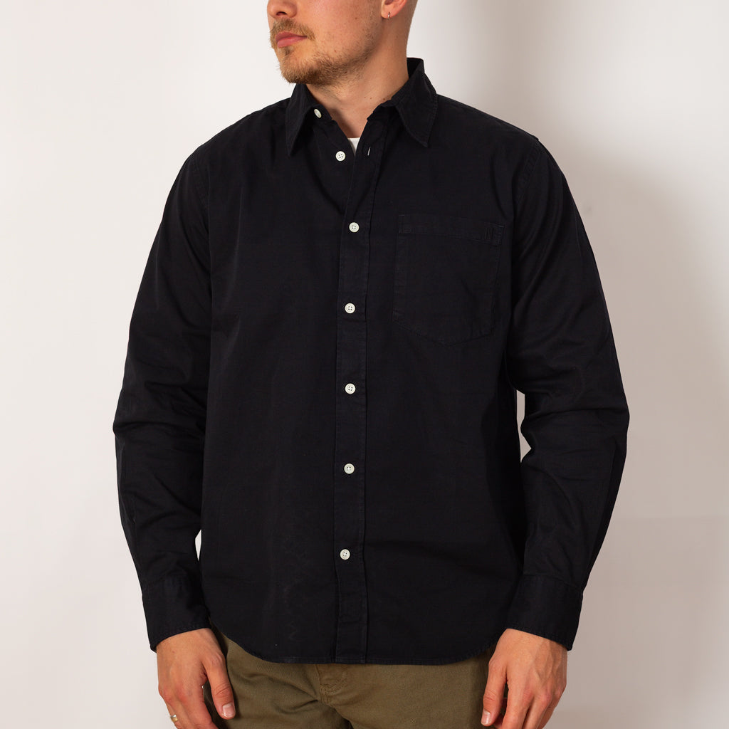 Algot Twill Shirt - Dark Navy