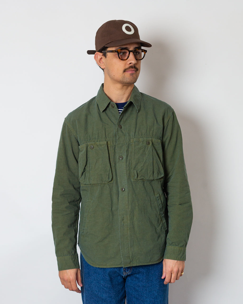 High Density Work Shirt Jacket - Olive