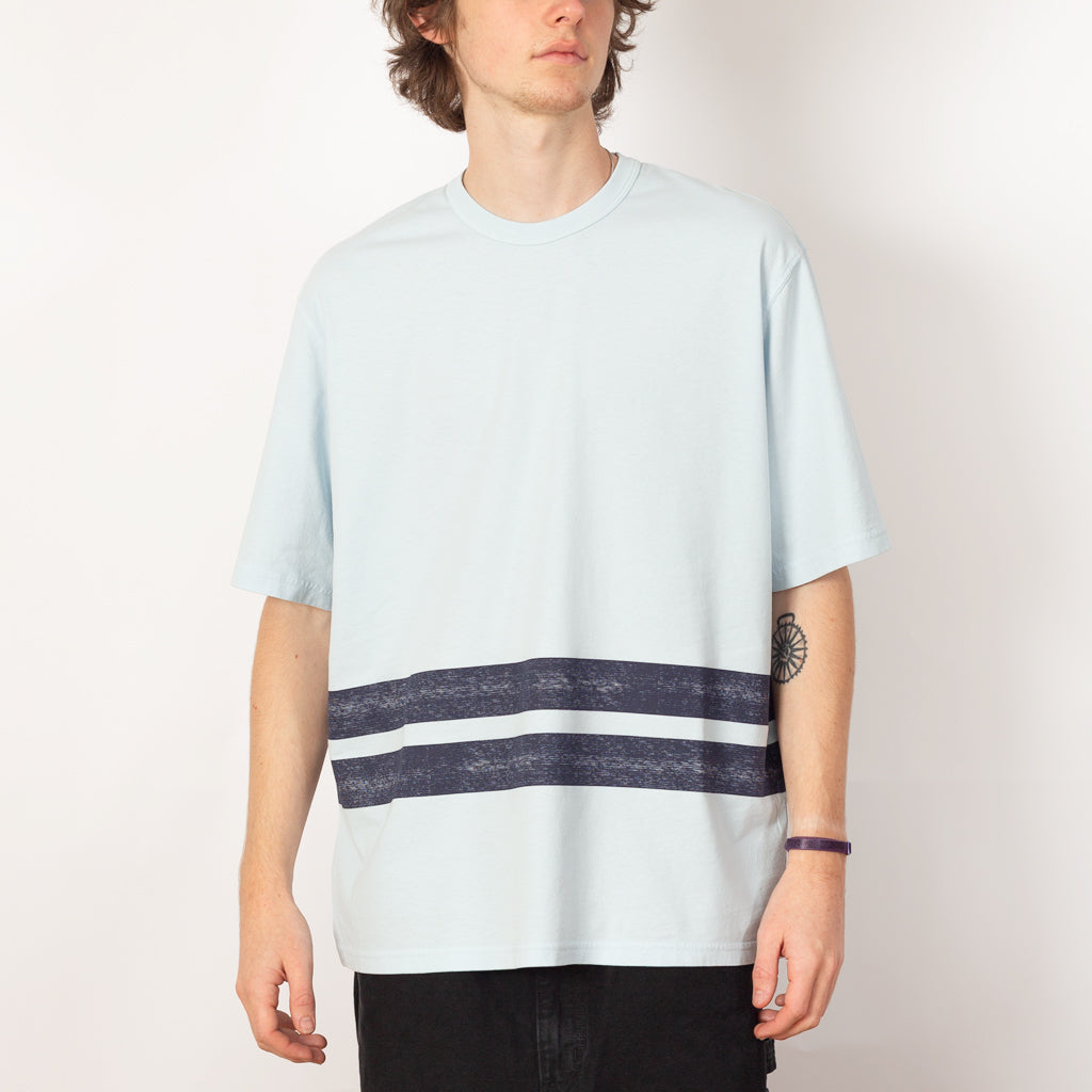 Print Tee - Sky - V0040