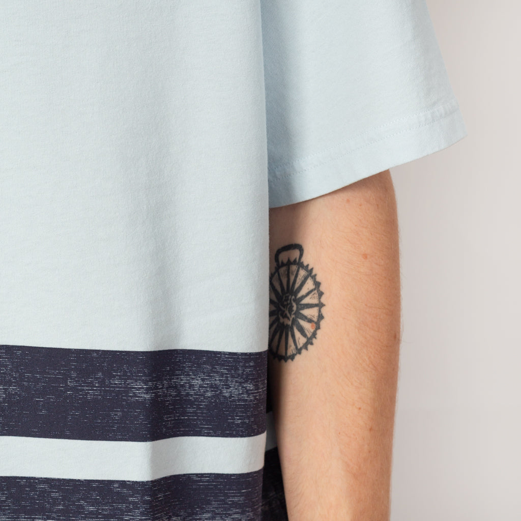 Print Tee - Sky - V0040