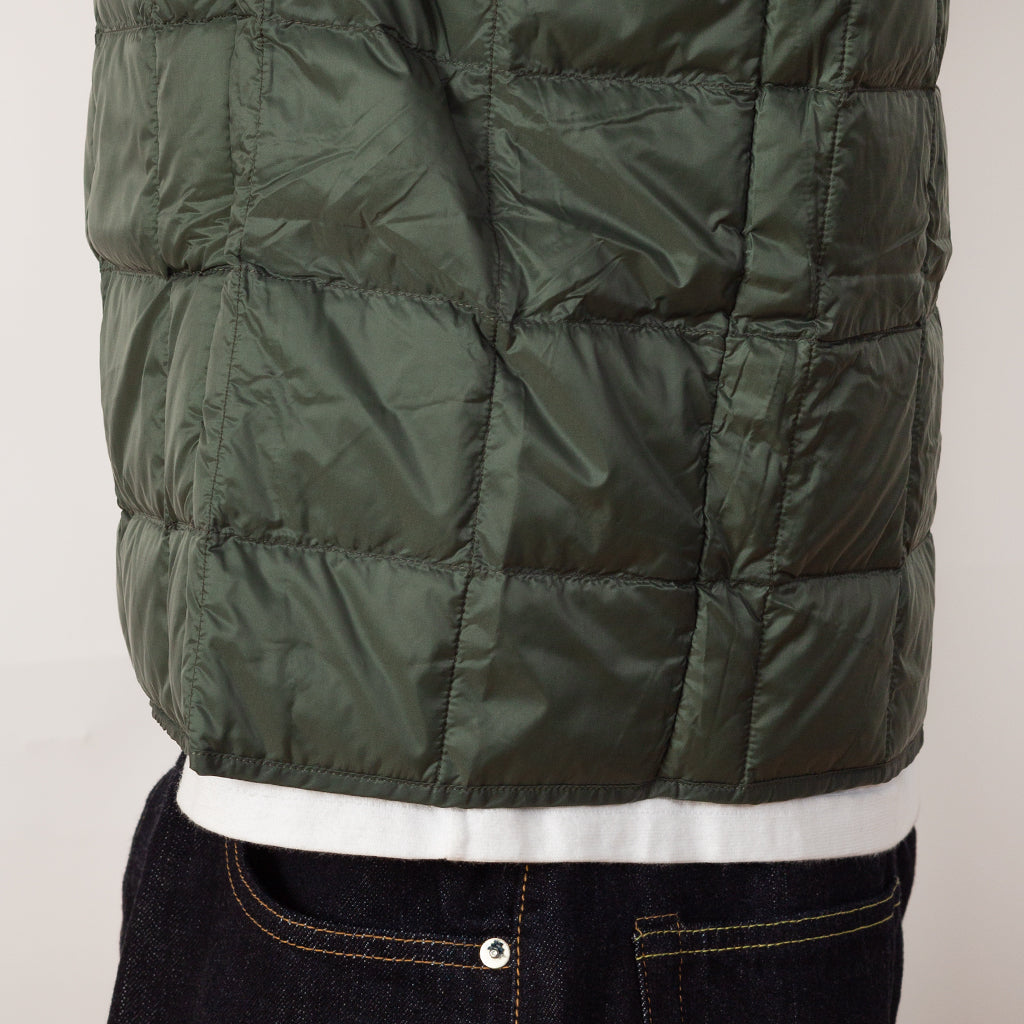 Crew Neck Vest - Dark Sage Green