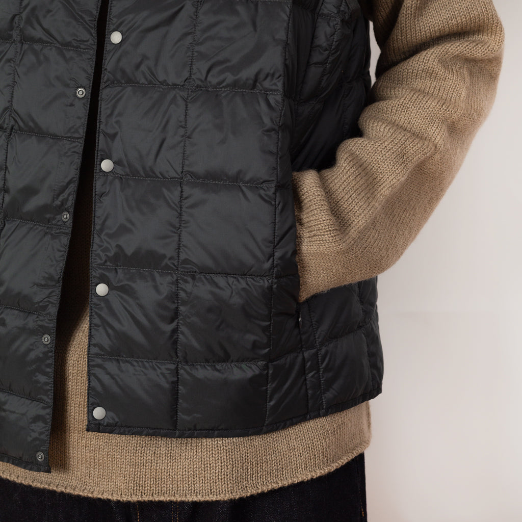 Crew Neck Vest - Charcoal