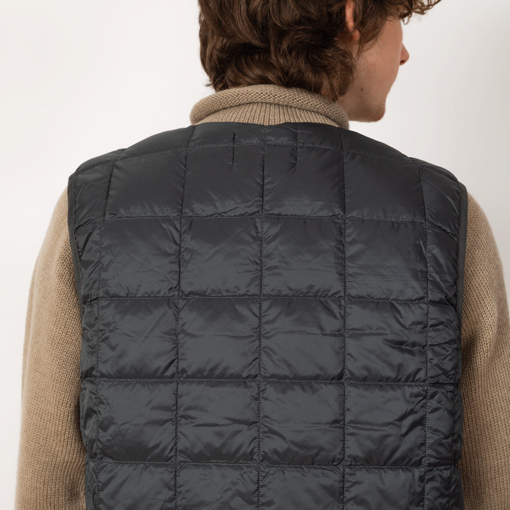 Crew Neck Vest - Charcoal