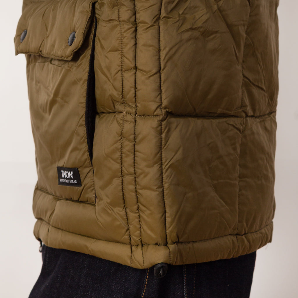 Packable Down Volume Hooded - Olive