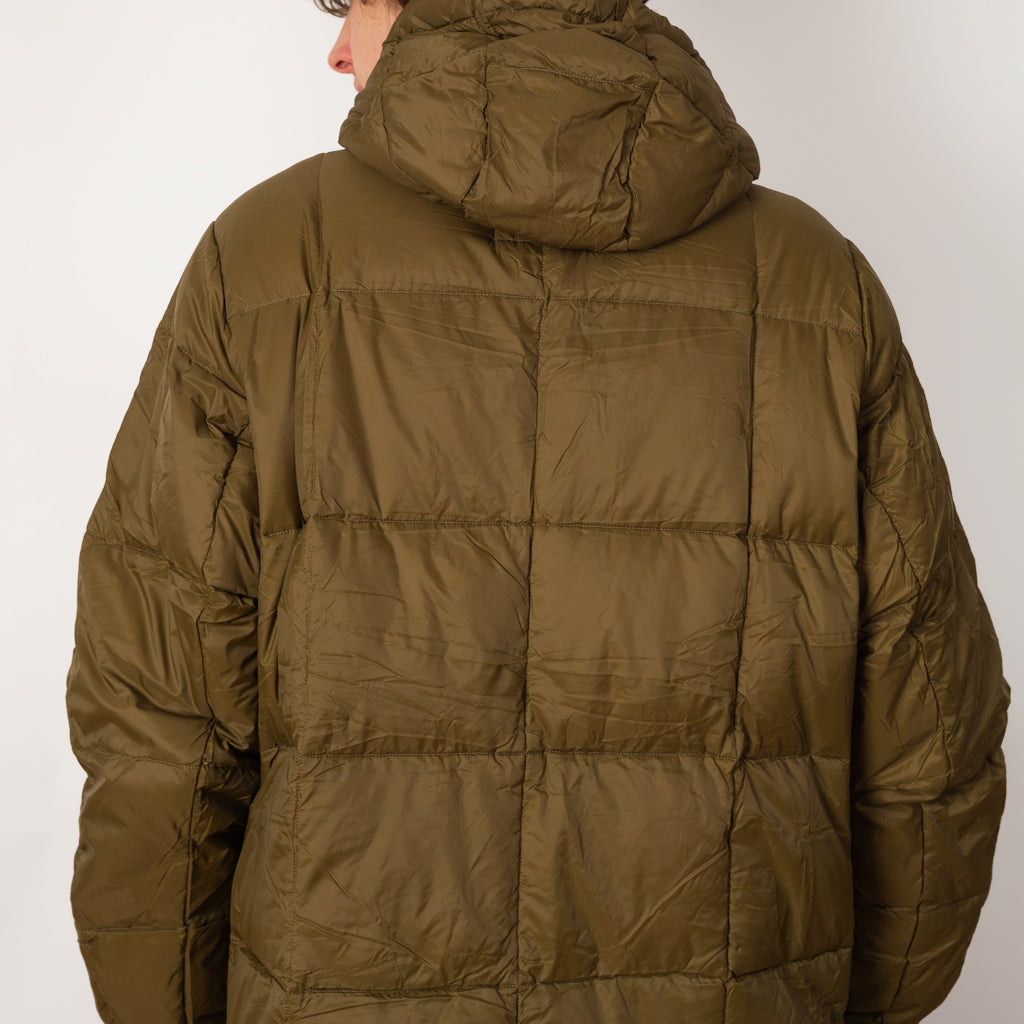 Packable Down Volume Hooded - Olive