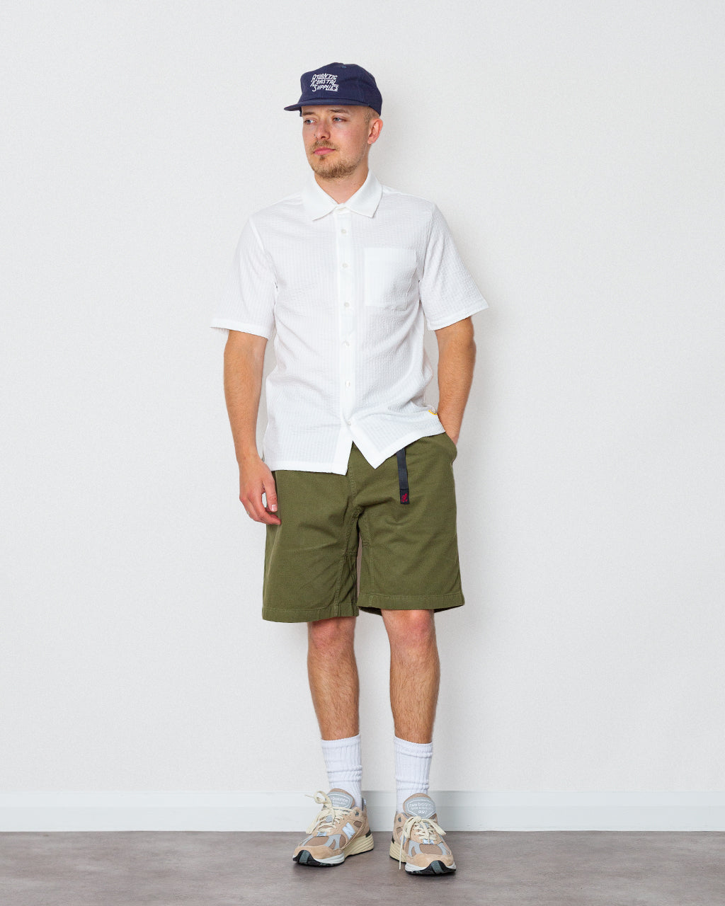 Seersucker Shirt - Blanc