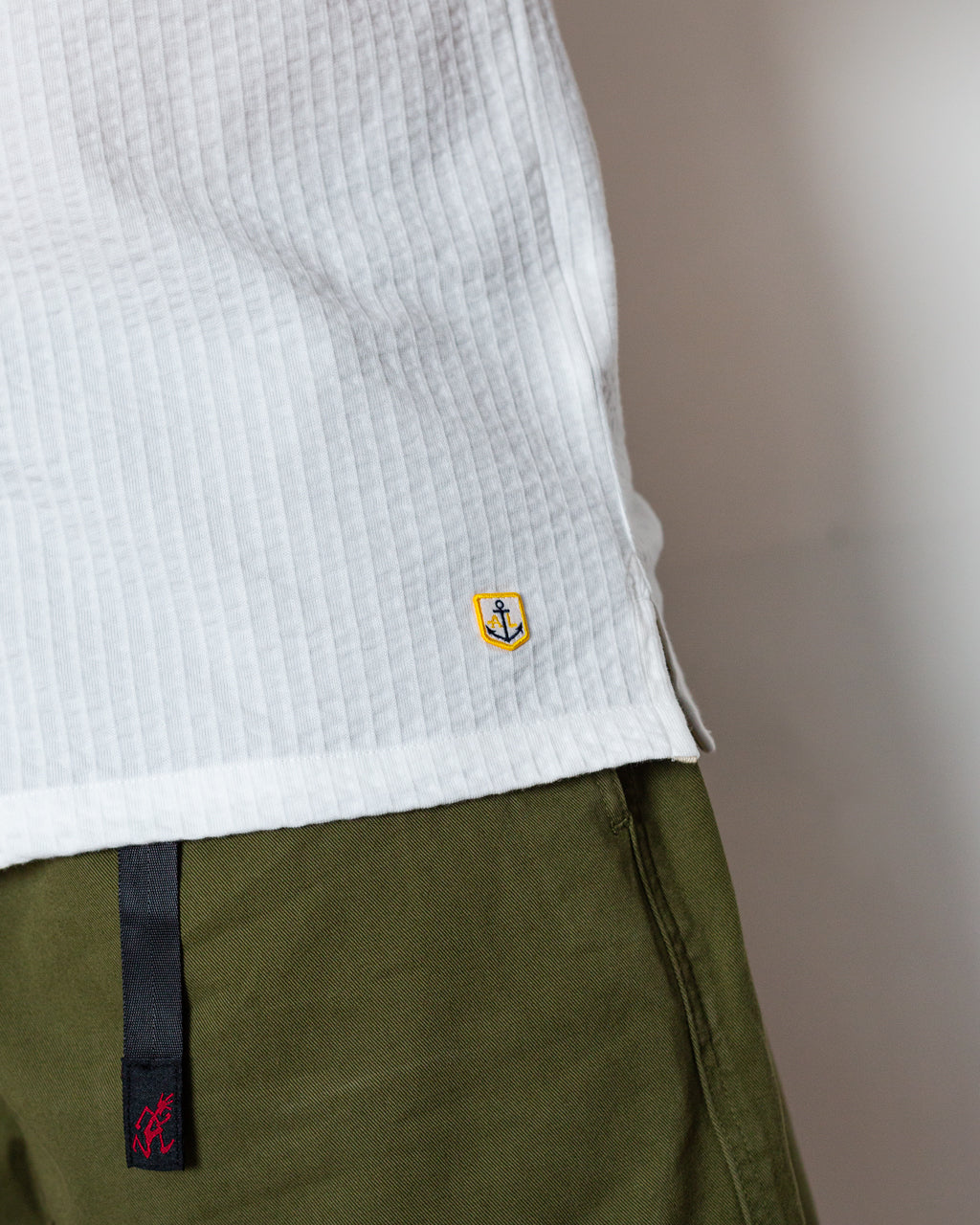 Seersucker Shirt - Blanc