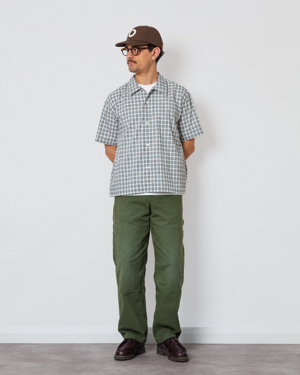 Holiday Shirt - Off White Check | Mfpen | Peggs & son. Holiday Shirt - Off White Check | Mfpen | Peggs & son.