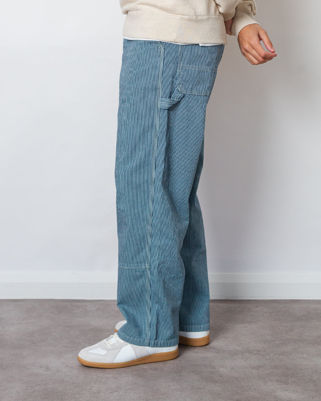 Overdyed Hickory Work Pant - Navy