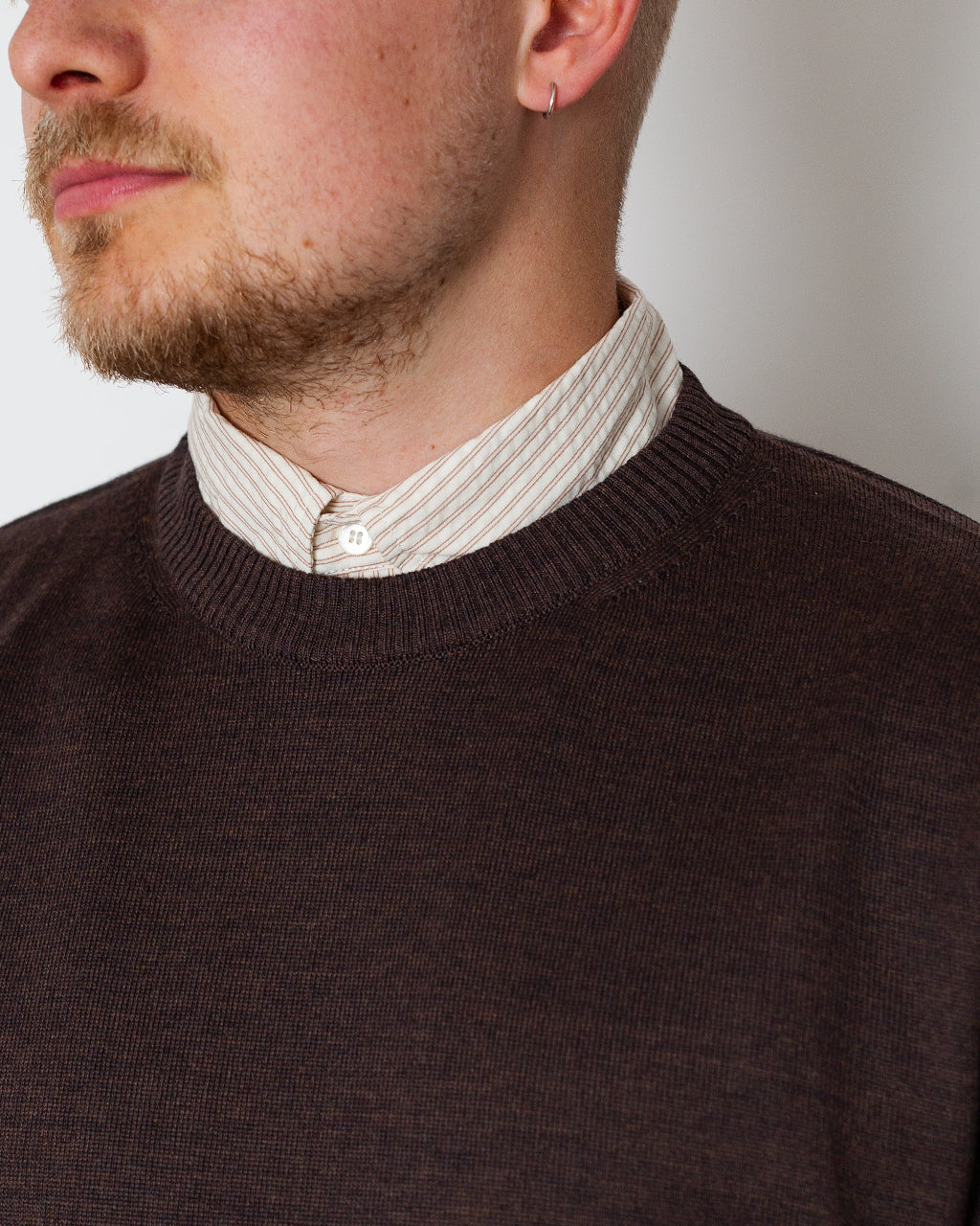 Another Sweater 5.0 - Brown Melange | Another Aspect | Peggs & son.