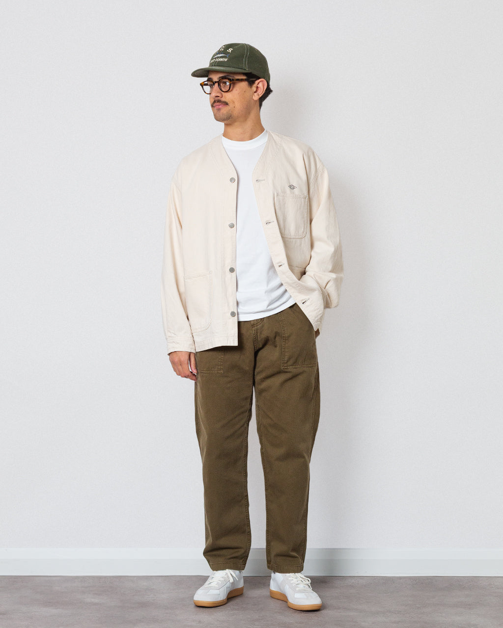 Loose Tapered Ridge Pant - Bark Pigment
