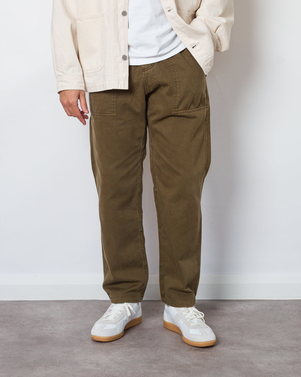 Loose Tapered Ridge Pant - Bark Pigment