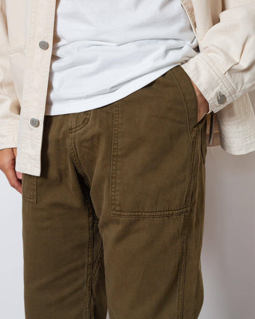 Loose Tapered Ridge Pant - Bark Pigment