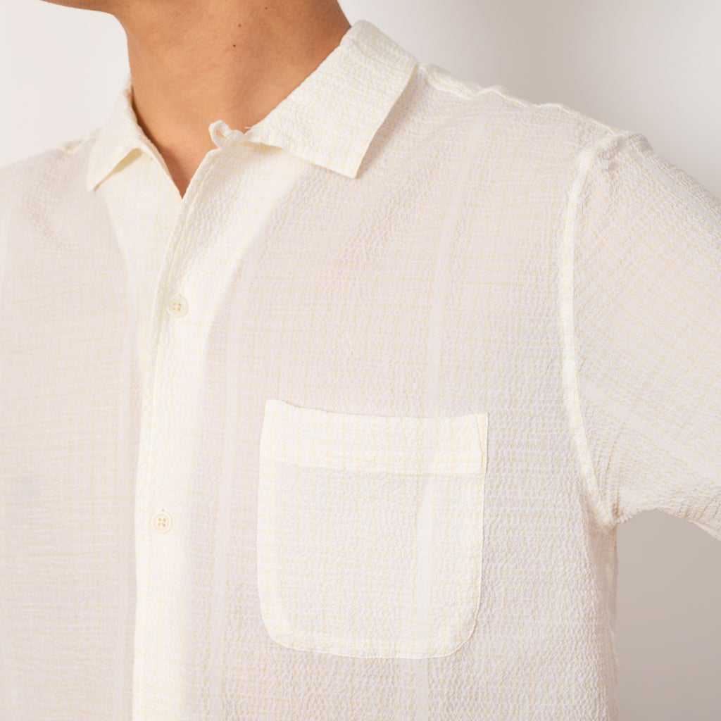 Malick Shirt - White/Yellow