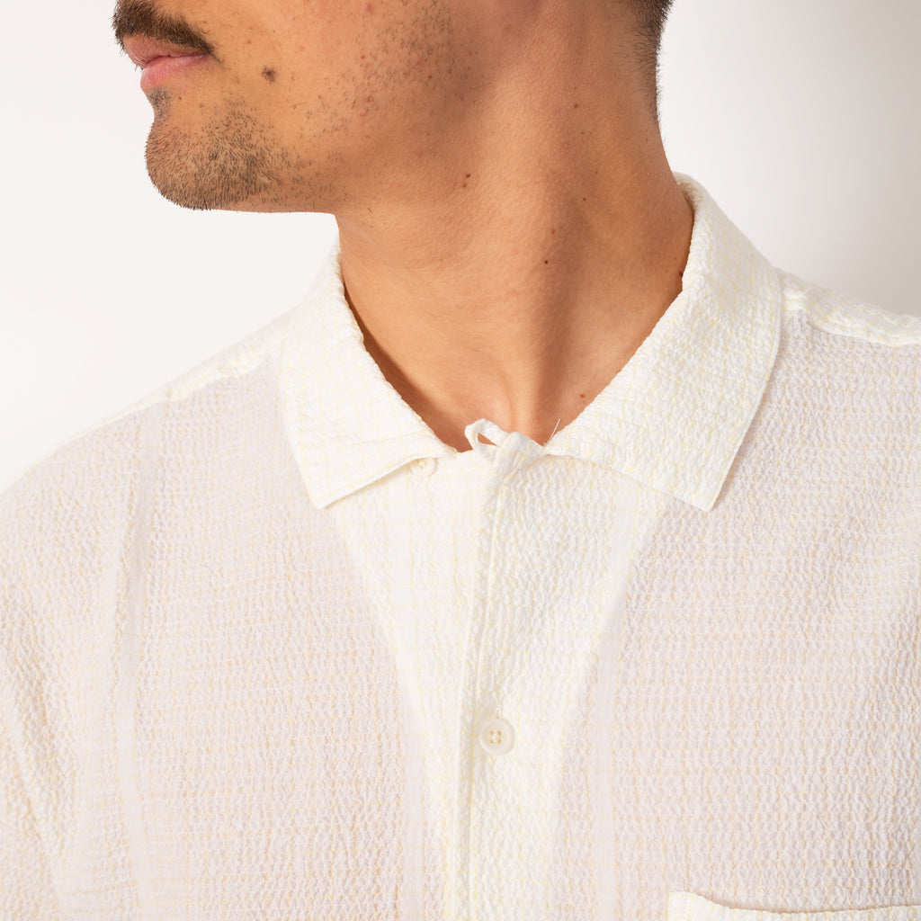 Malick Shirt - White/Yellow