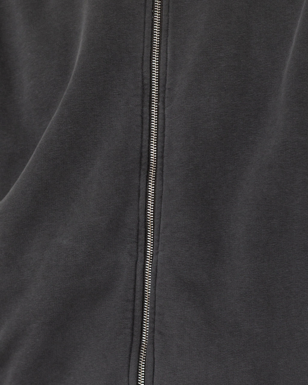 Full Zip Sweat - Washed Black