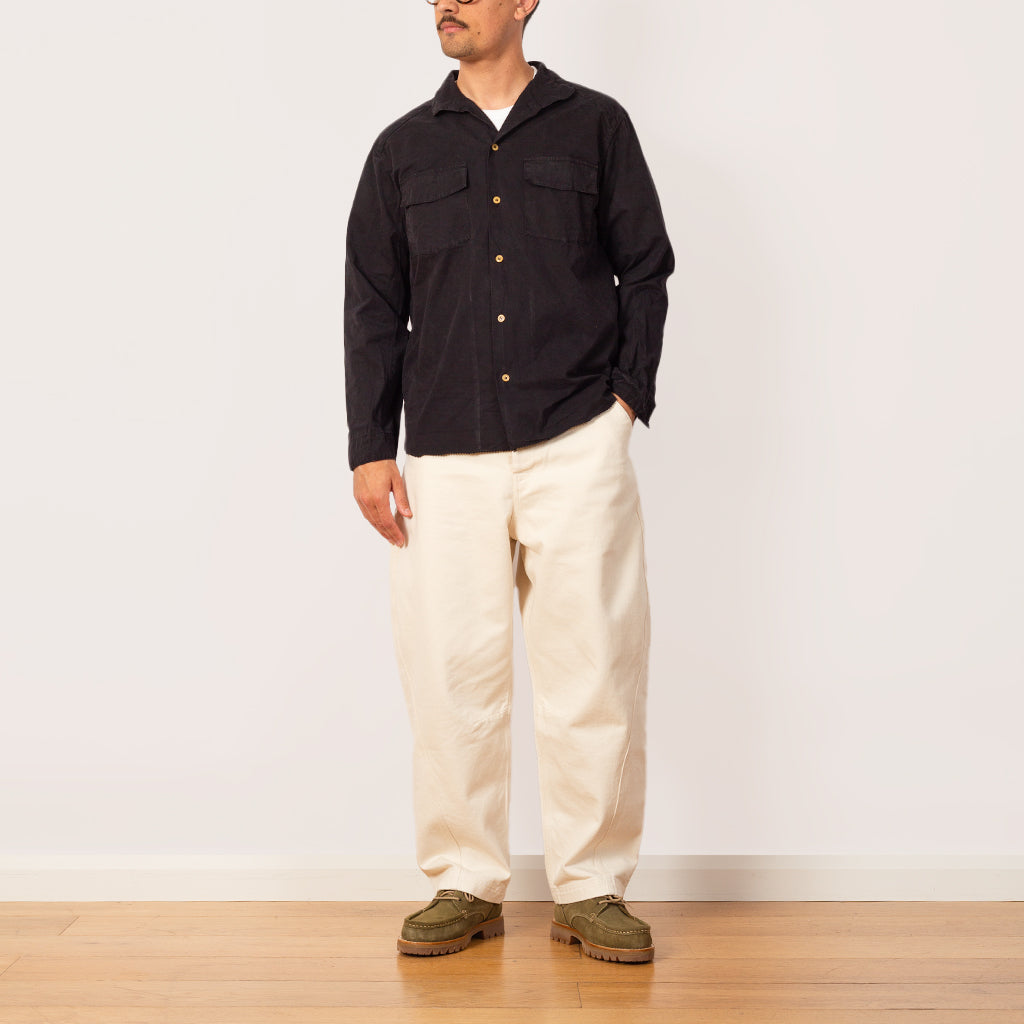 Long Sleeve Trap Shirt - Beach Tar