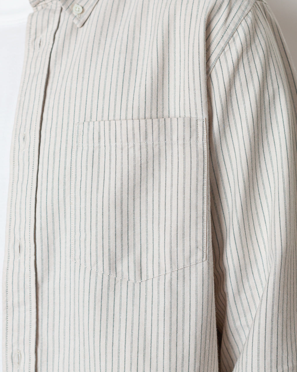 Norse Standard Oxford B.D. Shirt - Dark Dust Green