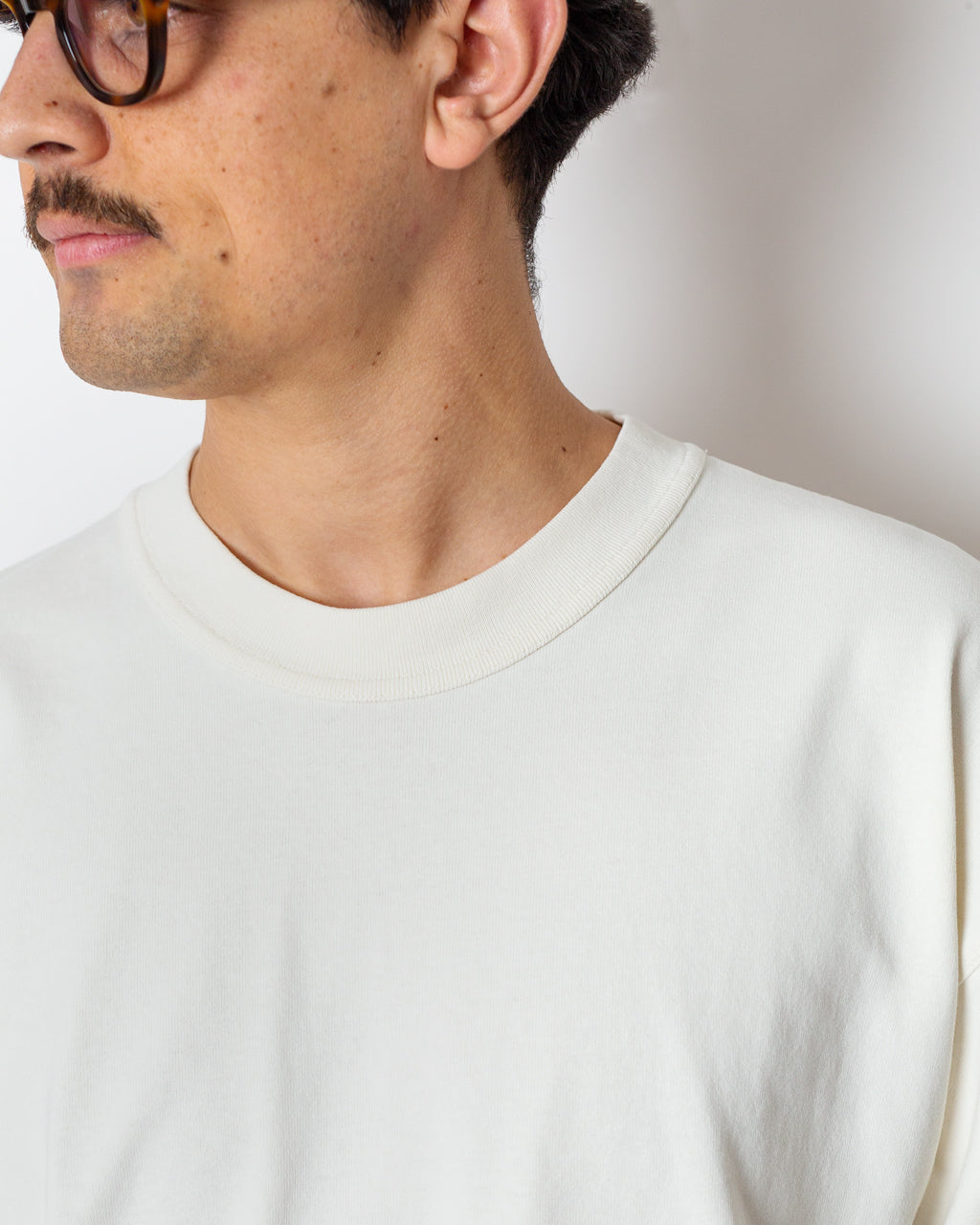 Isefjord Compact L/S T-Shirt - Ecru