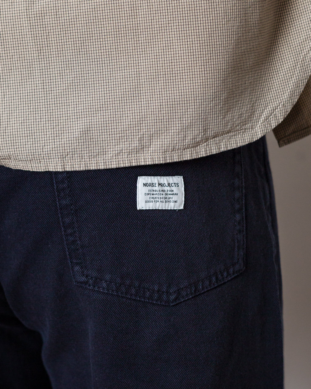 Korshavn Relaxed 5 Pocket Heavy Twill - Dark Navy