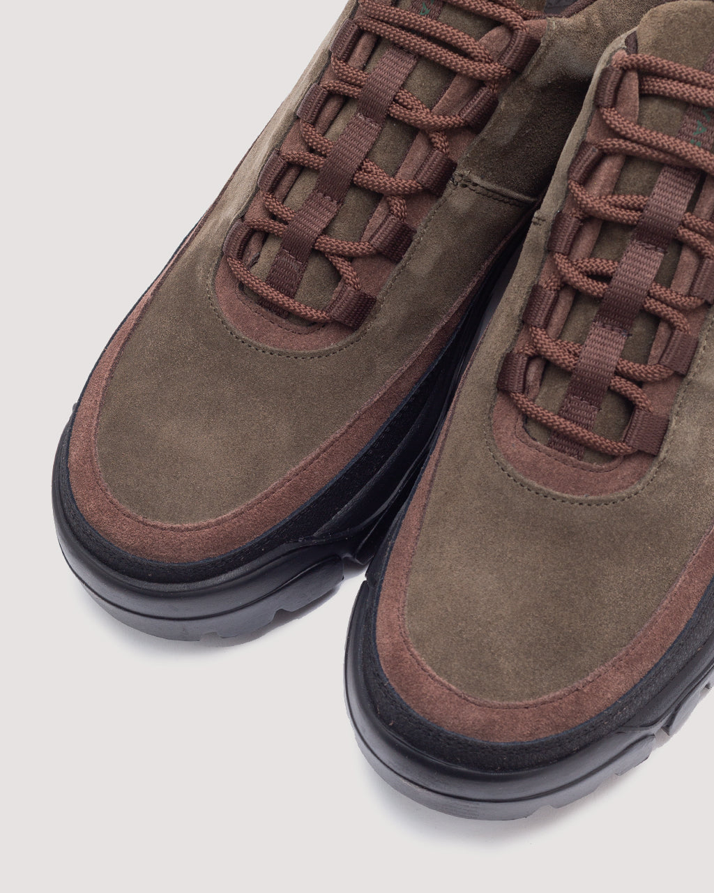 Easy Hiker - Army Green/Brown Suede