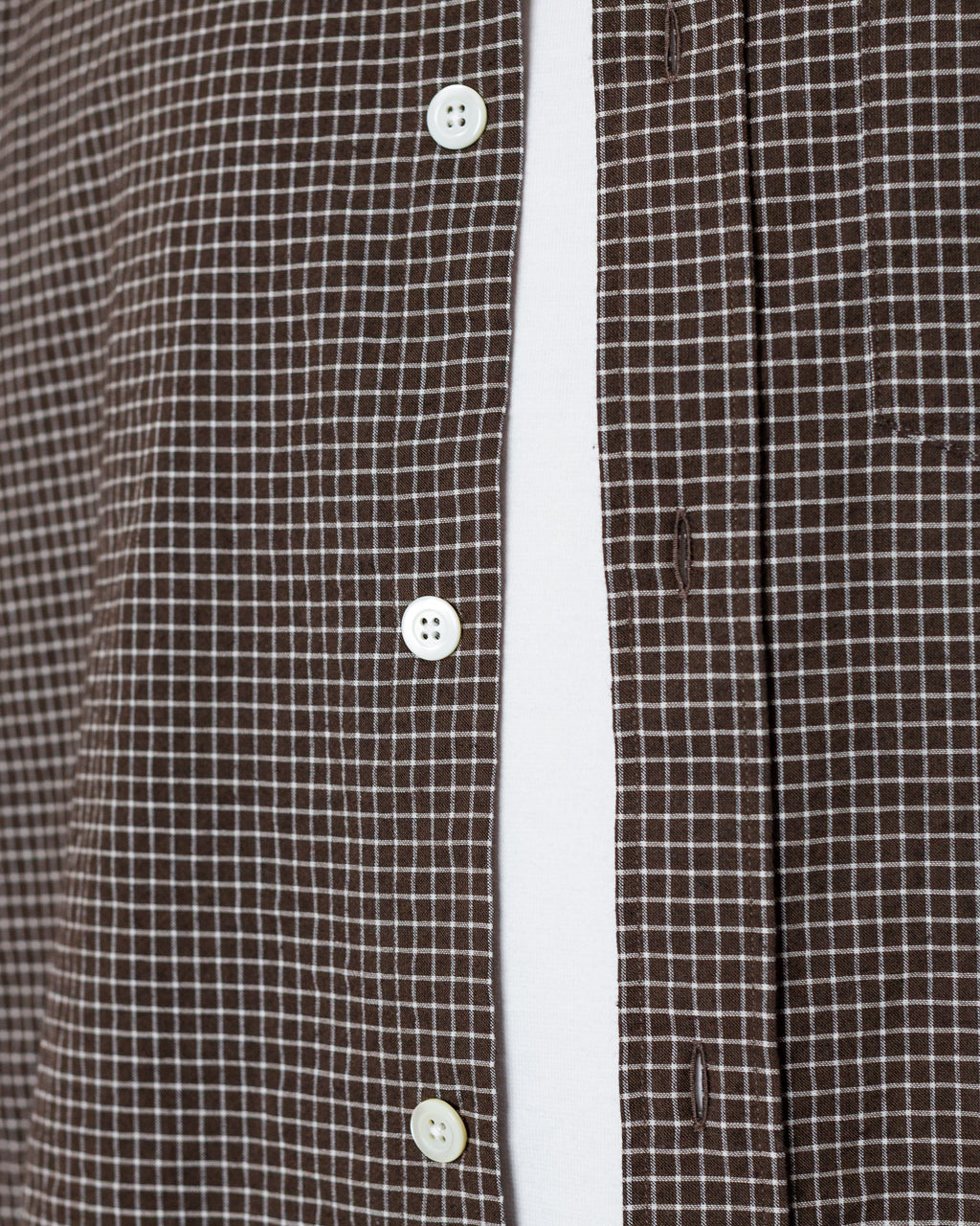 Espevik Oversized Check S/S Shirt - Taupe