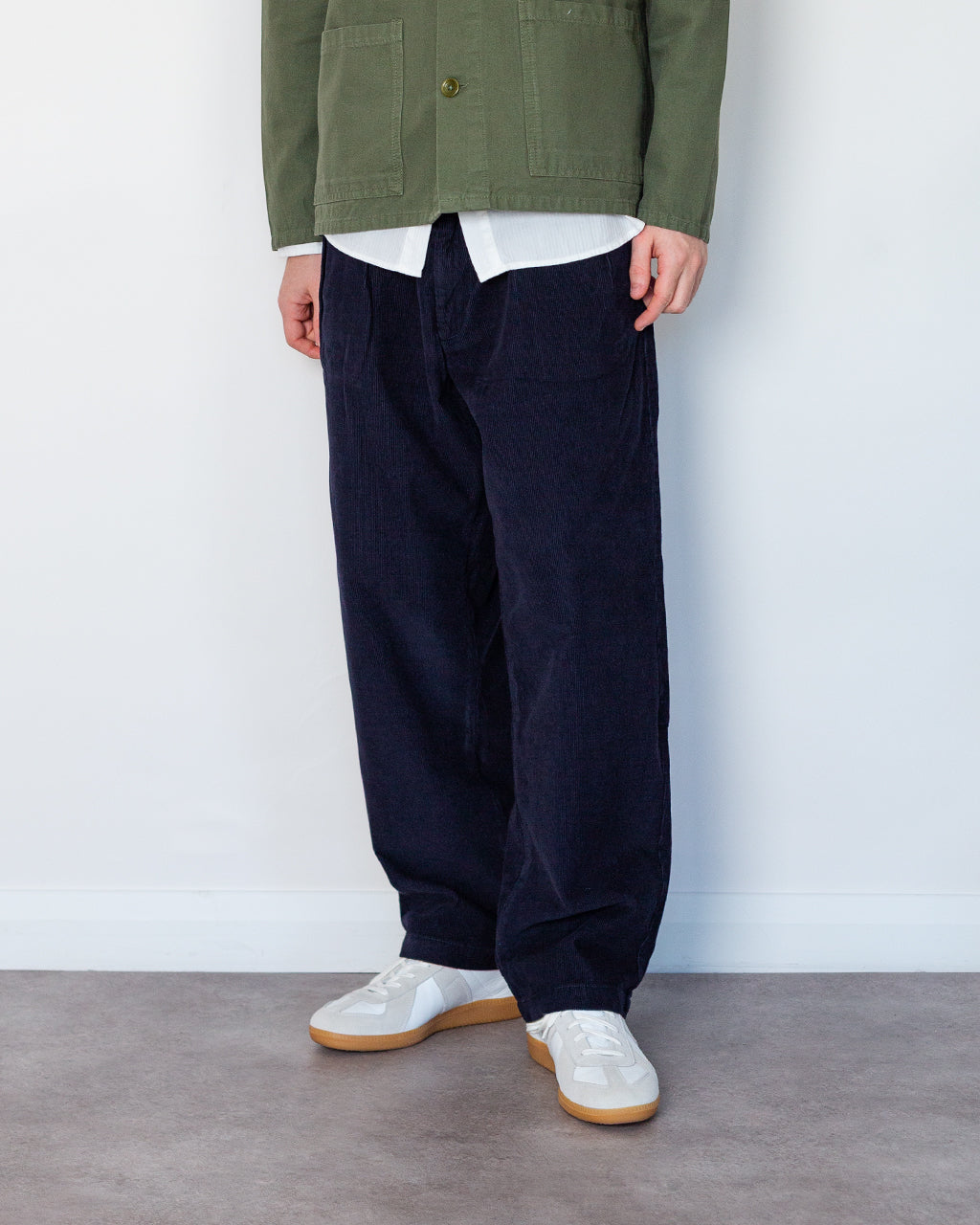Fine Cord Part-Timer Pants - Dark Navy