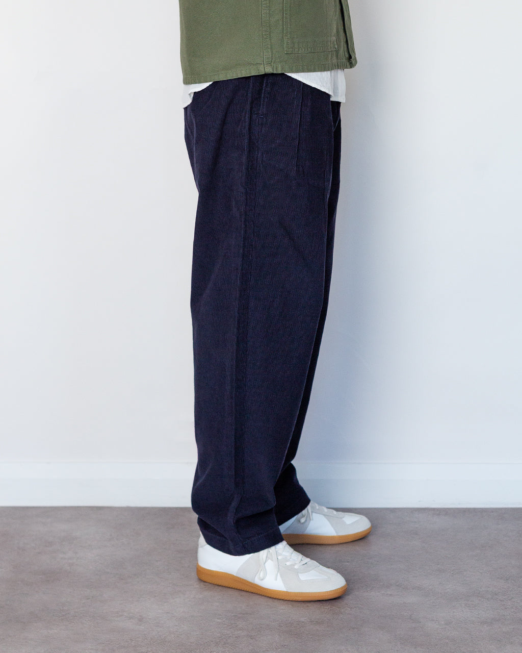 Fine Cord Part-Timer Pants - Dark Navy