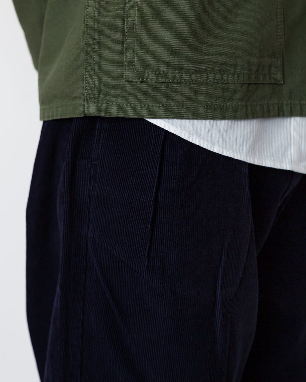 Fine Cord Part-Timer Pants - Dark Navy