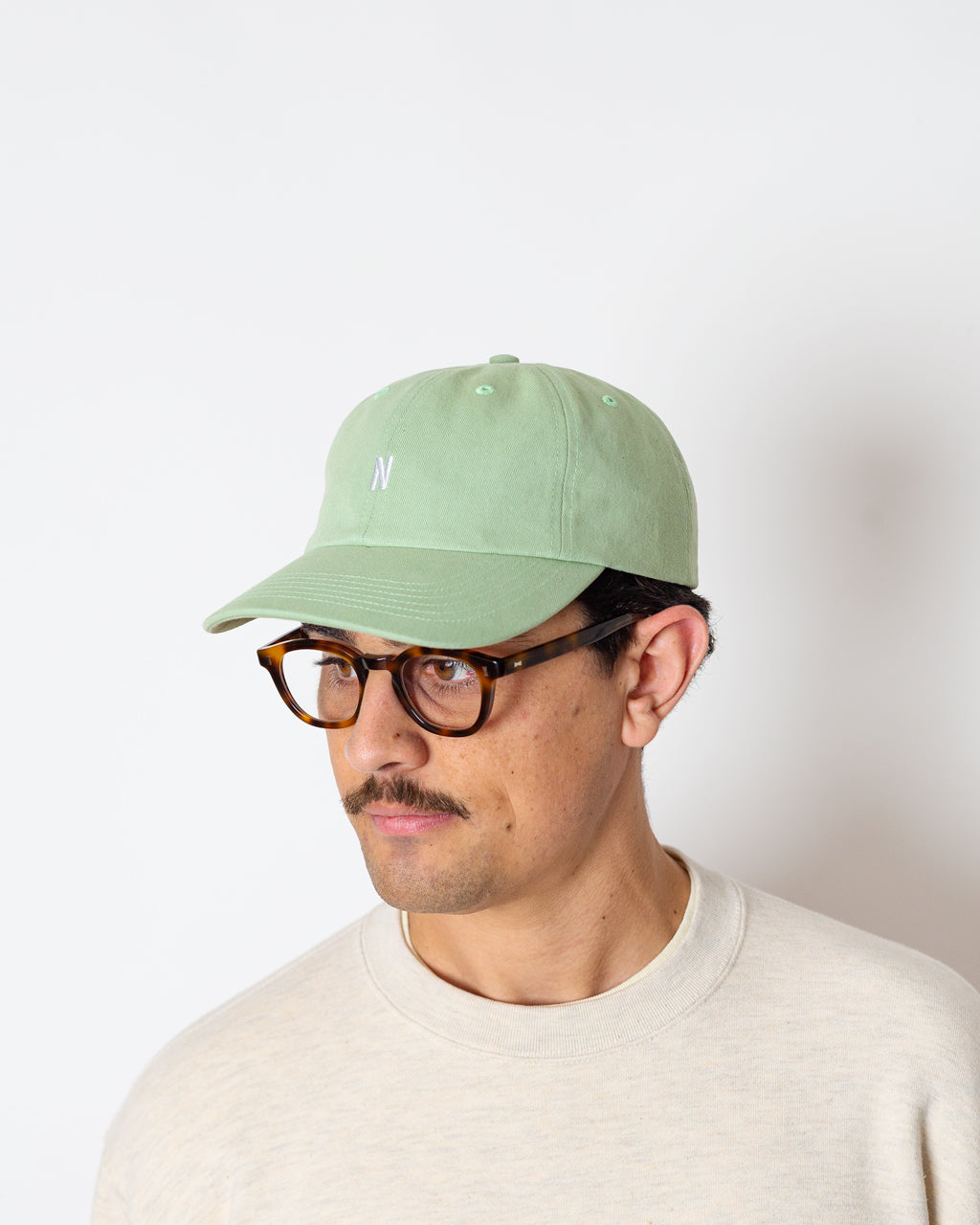 Twill Sports Cap - Basil