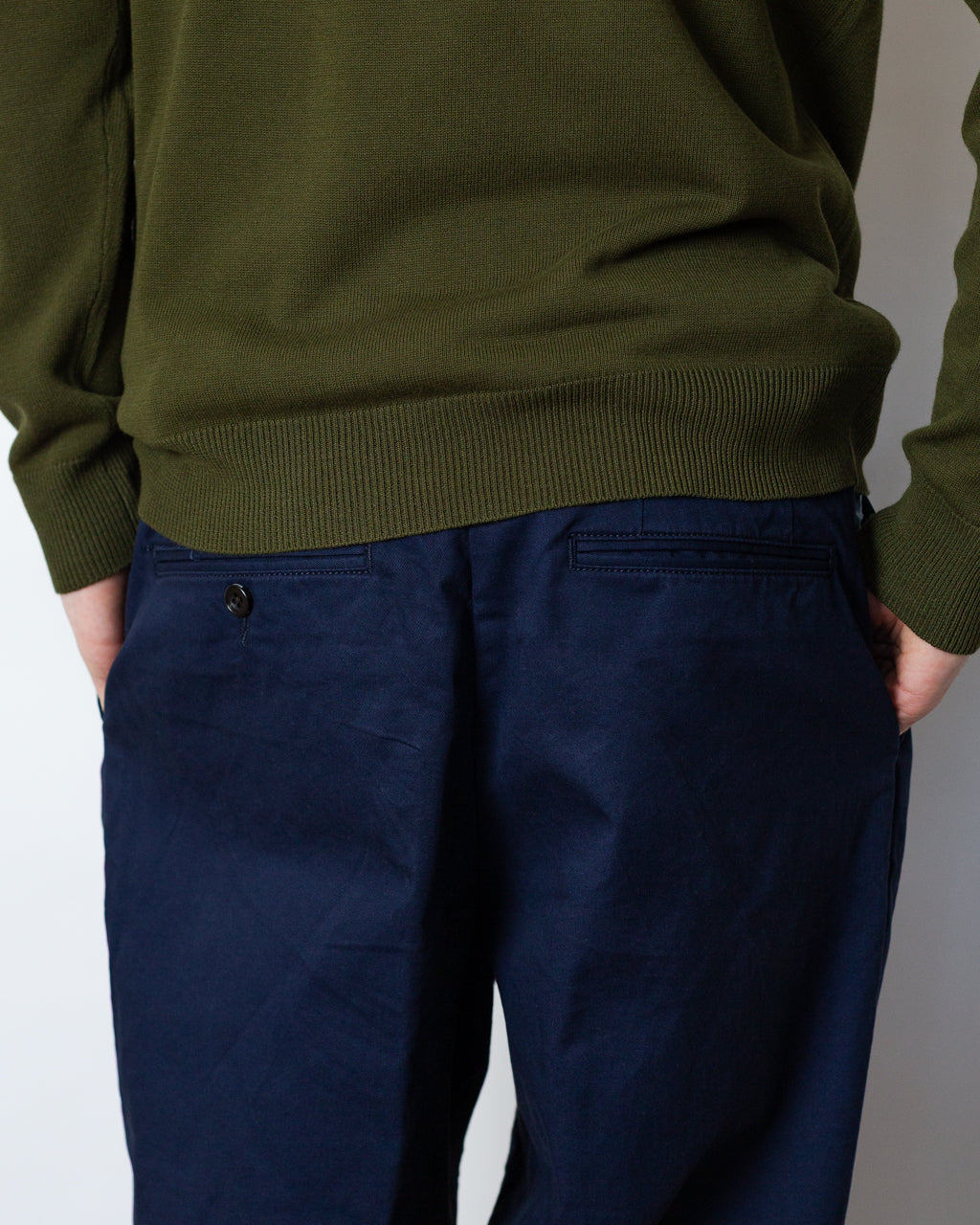 2 Pleat Trouser - Navy