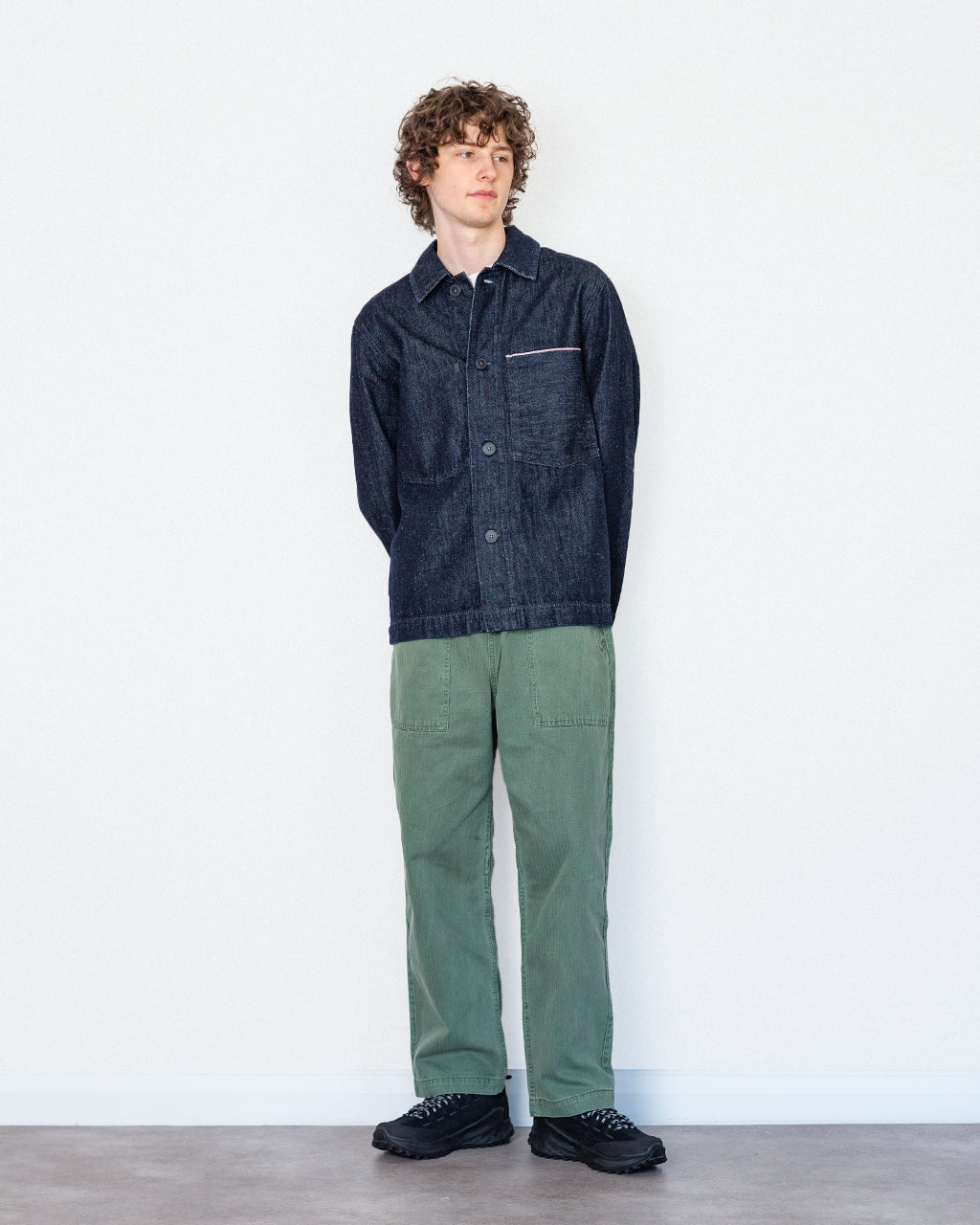 Floki Selvedge Denim Shirt - Blue Denim