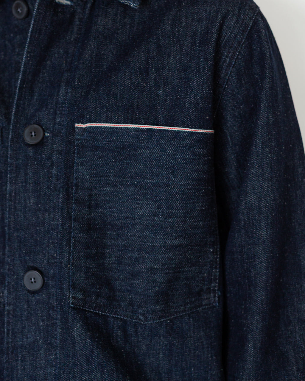 Floki Selvedge Denim Shirt - Blue Denim