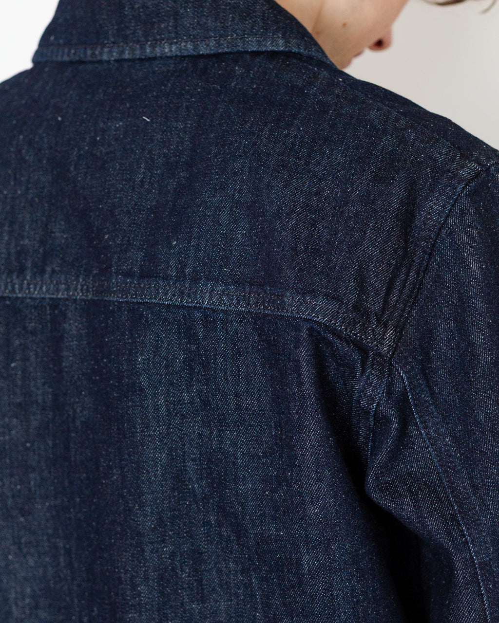 Floki Selvedge Denim Shirt - Blue Denim