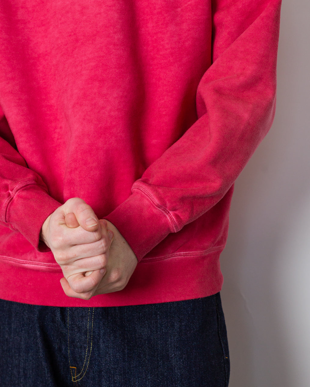 Stencil Logo Crewneck - Earth Red