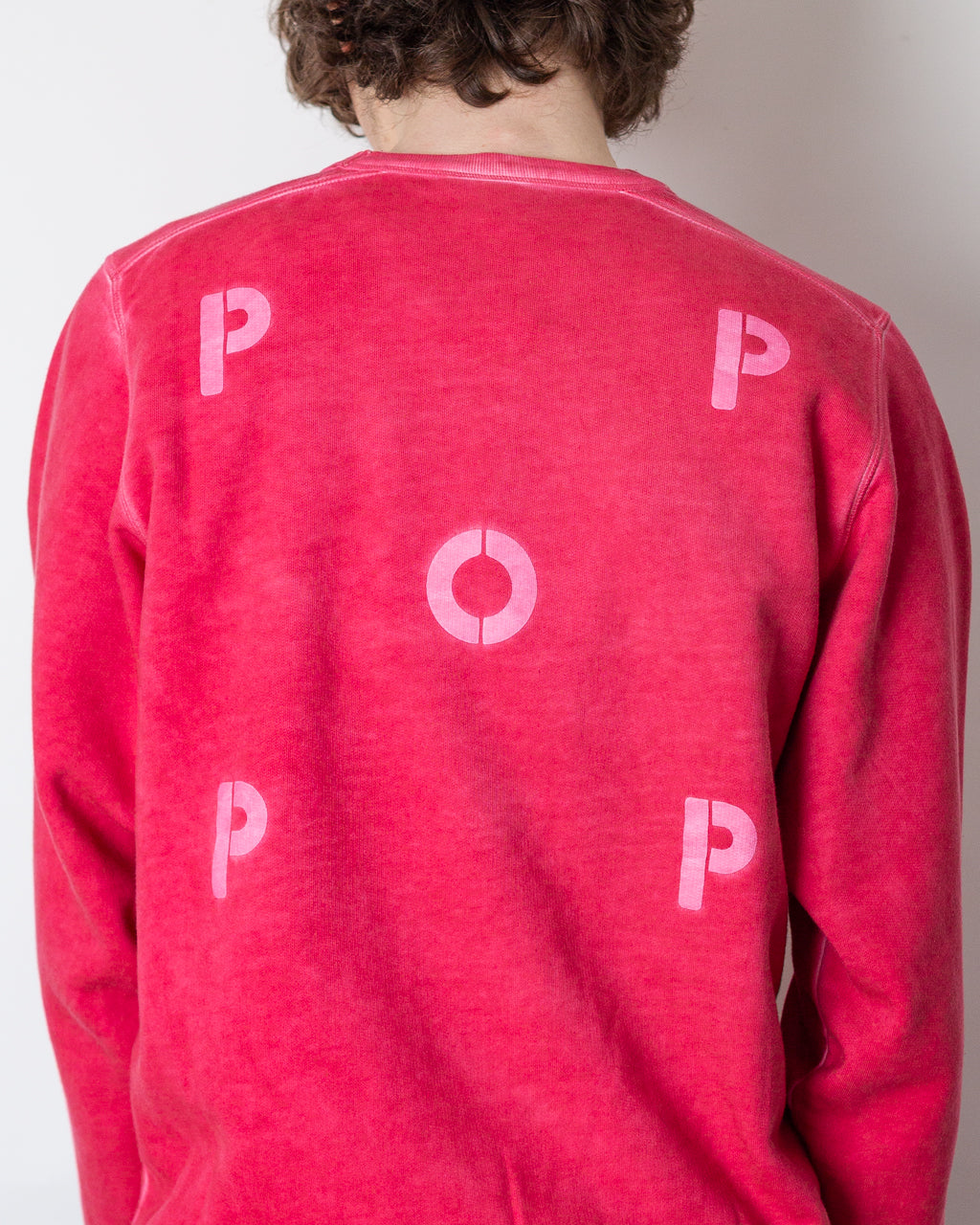 Stencil Logo Crewneck - Earth Red