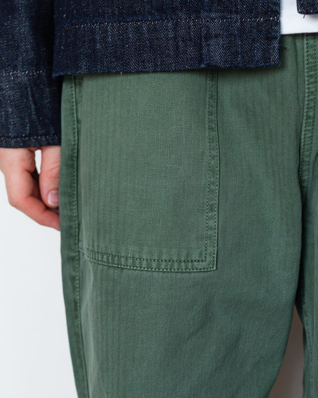 Pigment HBT Chef Pants - OIive