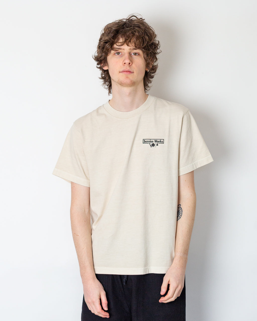 Pigment Dyed Trademark Tee - Natural