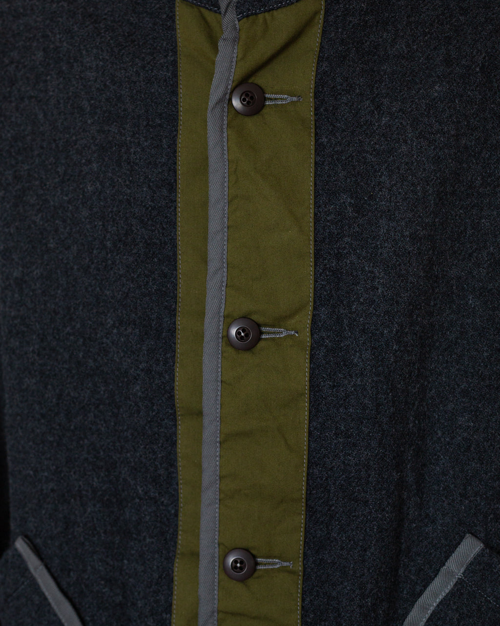 Oxford Three-Way Hooded Coat - Olive