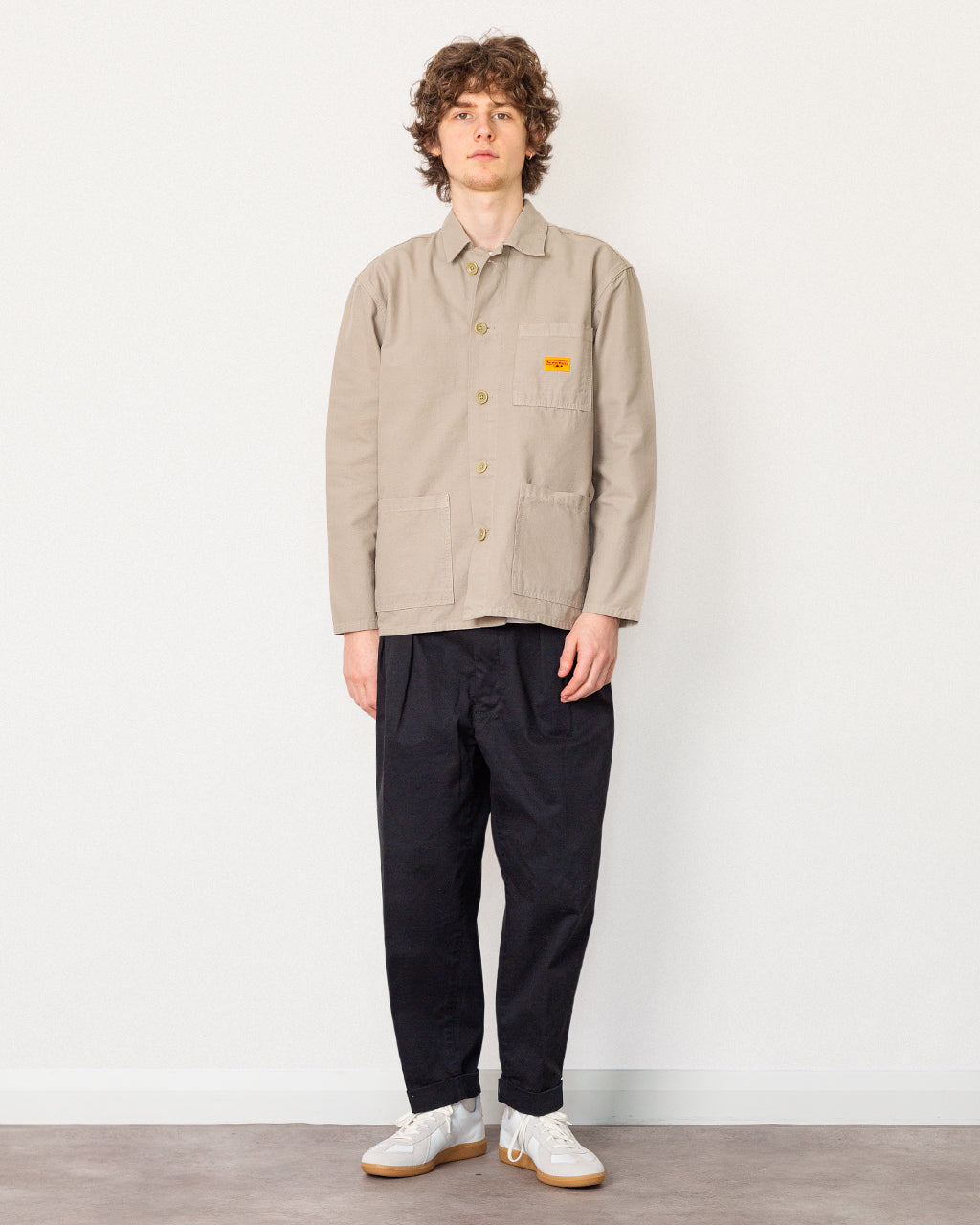 2 Pleat Trouser - Black