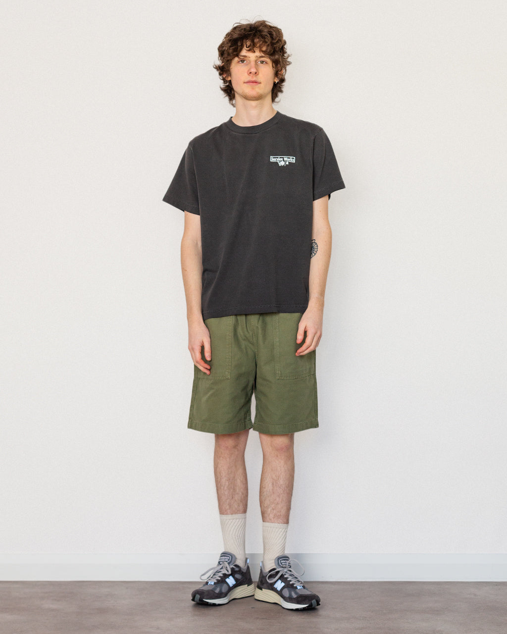 Chef Shorts - Olive | Service Works | Peggs & son.